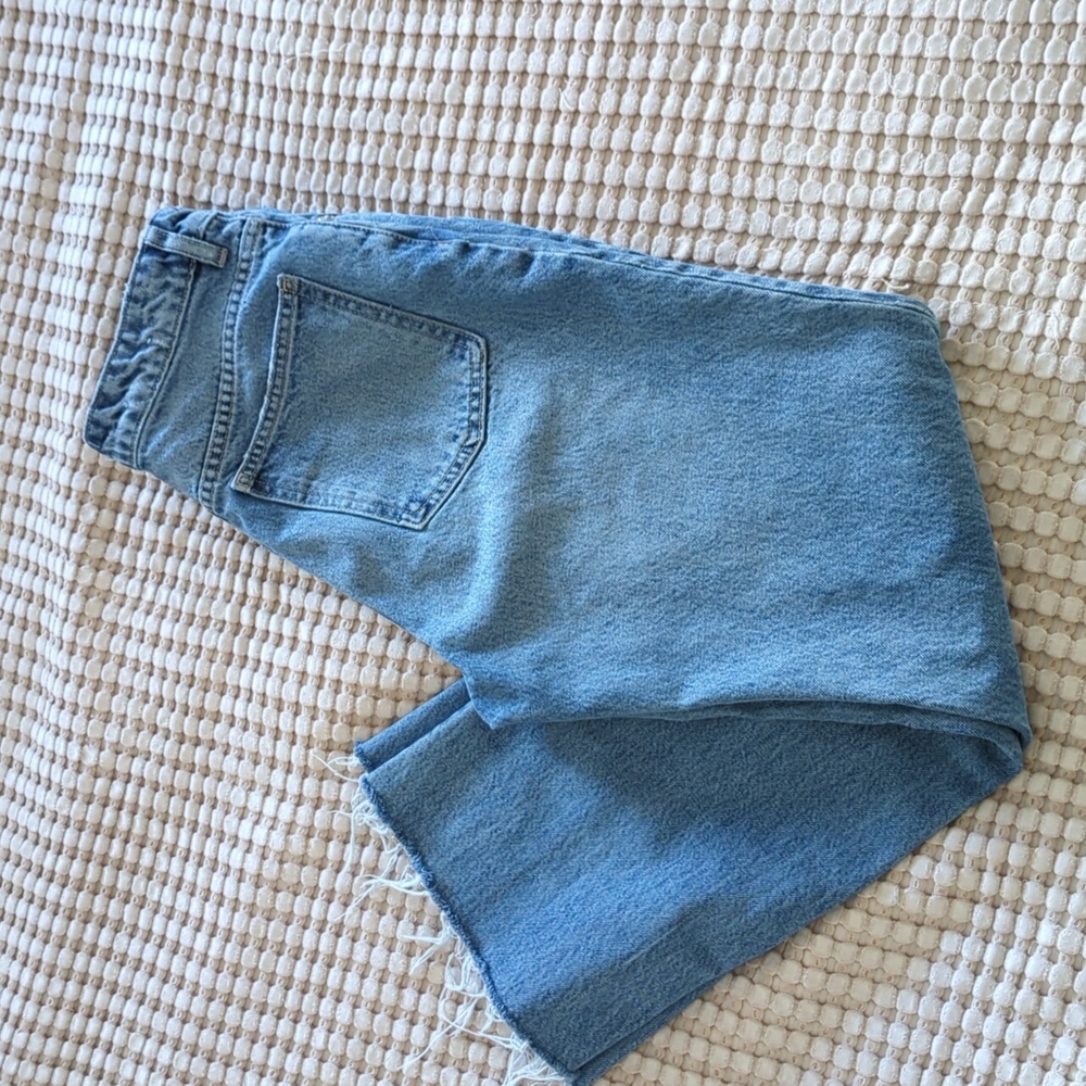 Zara highrise cropped flare